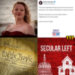 Topics include Renee Good, election fraud, and the Declaration of Indpendence